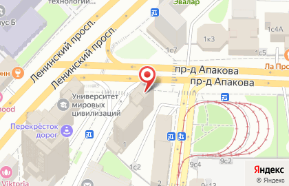 Гостиница РАН на Донской улице на карте
