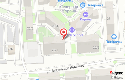 Агентство недвижимости Новый адрес на улице Владимира Невского на карте