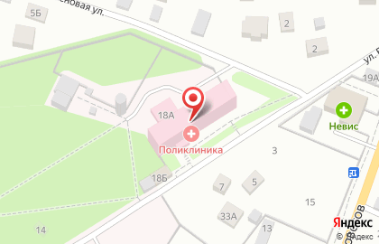 Токсовская районная поликлиника, Всеволожский район на карте