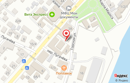 Универсальный магазин на улице Дзержинского на карте