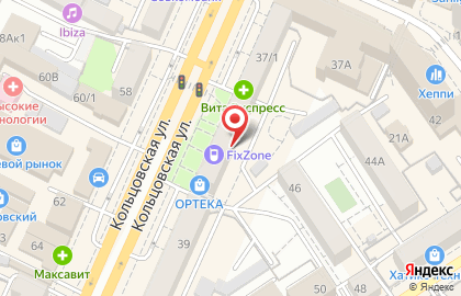Суши-бар Суши WOK на Кольцовской улице на карте