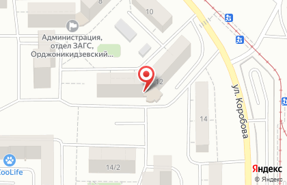 Магазин продуктов Кормилец в Орджоникидзевском районе на карте