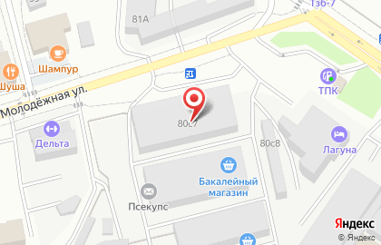 Сеть мебельных салонов Феникс на Молодёжной улице, 80 стр 7 на карте
