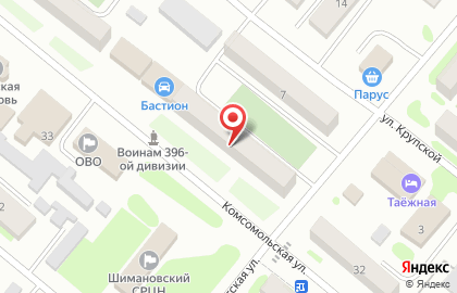 Магазин Бастион на Комсомольской на карте
