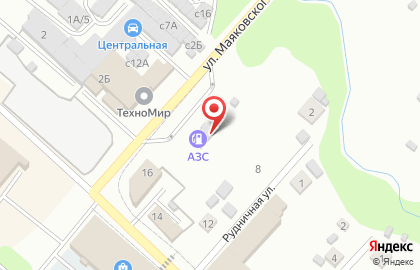 АЗС в Красноярске на карте