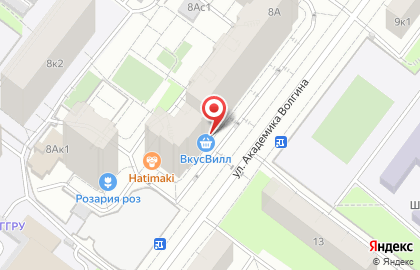 Цветочный магазин в Москве на карте