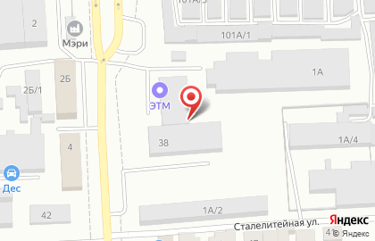 Сервисный центр "Почин" на Артиллерийской улице на карте