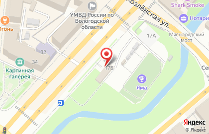 Магазин Рыбак в Вологде на карте