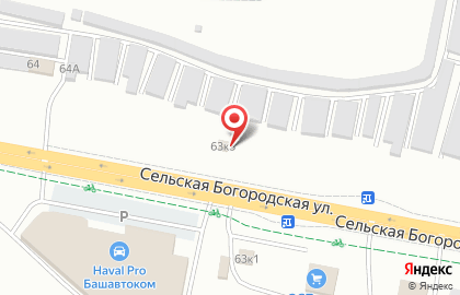 Шиномонтажная мастерская на Сельской Богородской улице на карте