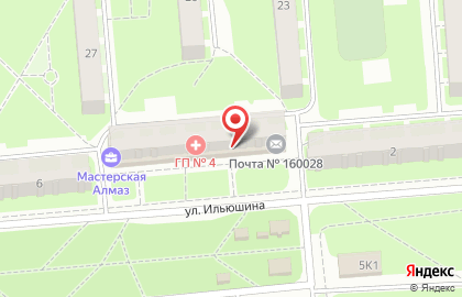 Терминал СберБанк на улице Ильюшина, 4 на карте