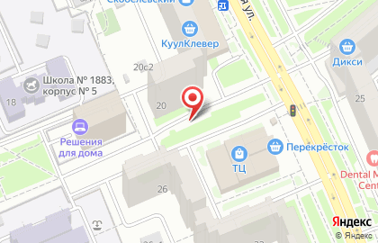 Фактория на Скобелевской улице на карте