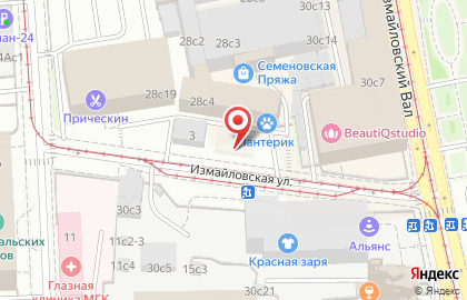 Переедемте.ру на Измайловской площади на карте