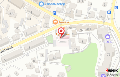 Отделение скорой медицинской помощи Кисловодская городская станция скорой медицинской помощи на карте