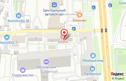 Парикмахерская в Воронеже на карте