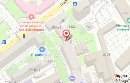 ОДС Жилищник района Хамовники на Большой Пироговской улице на карте