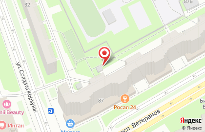Салон Стиль Дега на проспекте Ветеранов на карте