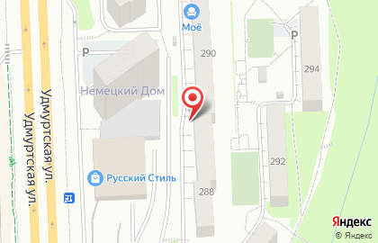 Апартаменты Пять звезд на Удмуртской улице на карте