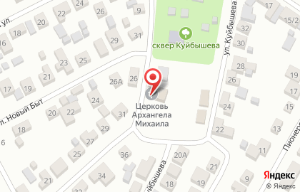 Михайло-Архангельский храм в Железнодорожном районе на карте