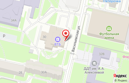 Банкомат ВТБ в Череповце на карте