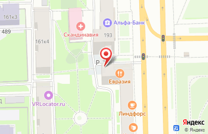 Продуктовый магазин в Санкт-Петербурге на карте