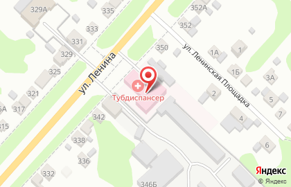 Богородский противотуберкулезный диспансер на улице Ленина на карте