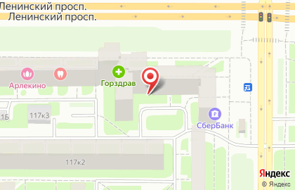 Магазин Ювелирный пассаж на Ленинском проспекте на карте