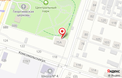 Кофейня на Октябрьской улице на карте