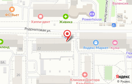 Делайт на Родонитовой улице на карте