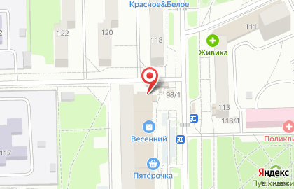 Киоск по ремонту обуви на улице 50 лет Октября на карте