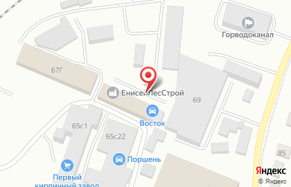Бетонный завод, ООО Енисейлесстрой на карте