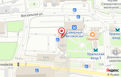 Евросеть на Вокзальной улице на карте