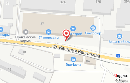 Линолеум Центр на улице Василия Васильева на карте