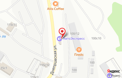 Кафе Coffee Machine в Первореченском районе на карте