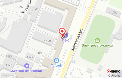 Торговая компания Кит на Заводской улице на карте