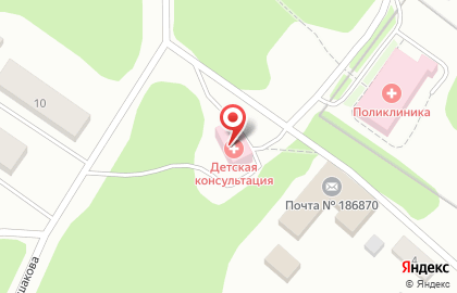 Суоярвская центральная районная больница в Петрозаводске на карте