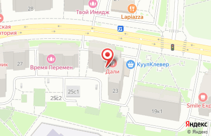 Стоматологическая клиника Дали на улице Адмирала Лазарева на карте
