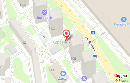 Планета воздушных шаров на улице 9 Мая на карте