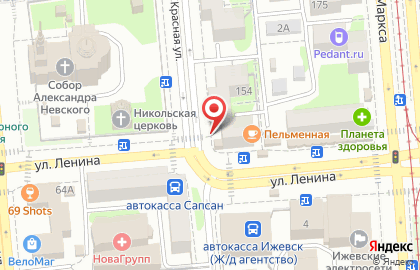 Pegas touristik на Красной улице на карте