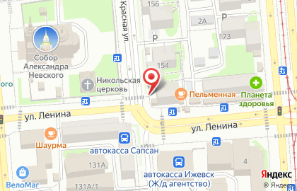 Магазин аксессуаров 5 сезонов на Красной улице на карте