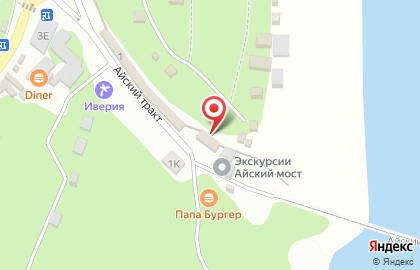 Кафе Берег в Барнауле на карте