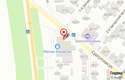 Супермаркет Магнит на ​Сургутской на карте