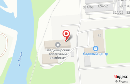 Владимирский тепличный комбинат на улице Куйбышева на карте