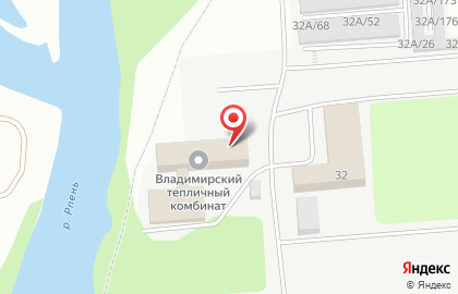 Владимирский тепличный комбинат на улице Куйбышева на карте