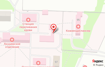 Городская клиническая больница №1 на Коммунистической улице на карте