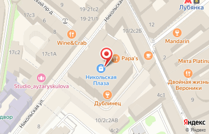 Чайхана Бухара в Москве на карте