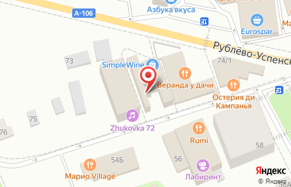 Ломбард RUBLEV в деревне Жуковка на карте