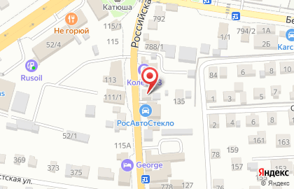 Автокомплекс на Российской, 784 на карте