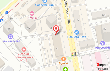 Джентри на Комсомольской на карте