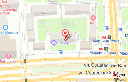 Студия маникюра и педикюра W Nail bar на улице Сущёвский Вал на карте