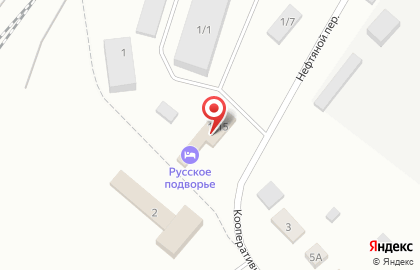 Гостиница Русское подворье на Кооперативной улице на карте